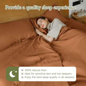 Shop Simple&Opulence Twin Linen Sheets - Soft, Durable Bedding