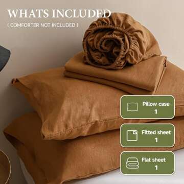 Shop Simple&Opulence Twin Linen Sheets - Soft, Durable Bedding