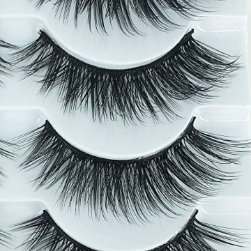 3D Real Mink False Eyelashes by MZ BEAUTY - Luxurious & Natural