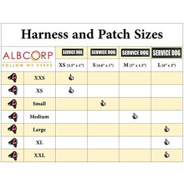 Albcorp Reflective Do Not Pet Dog Patches for Service Vests