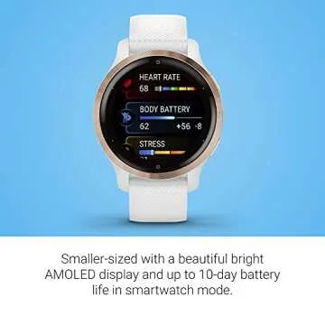 Garmin Venu 2S Smartwatch with Fitness & Health Features