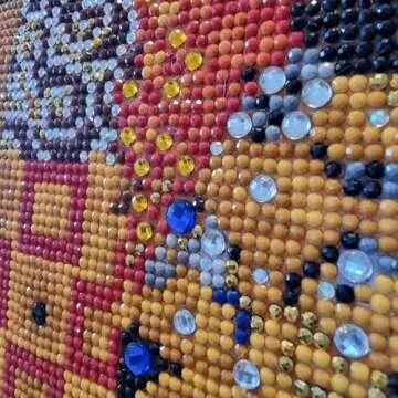 Diamond Dotz Woman in Gold Diamond Painting Kit for Adults