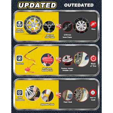 Easy Install Snow Chains for Safe Winter Driving