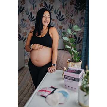 Bamboobies Women’s Starter Kit, Washable and Disposable Nursing Pads, Organic Nipple Balm, and On-the-Go Wet/Dry Bag