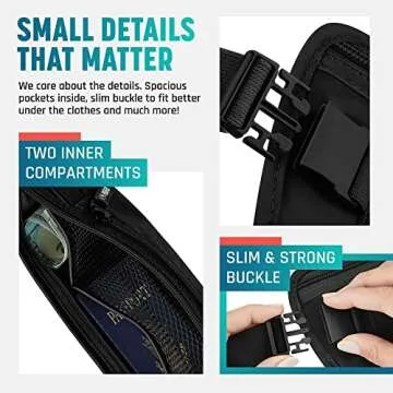 Travel Smart with RFID Money Belt for Men and Women