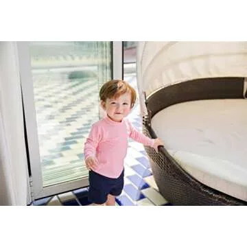 VAENAIT BABY Kids Rashguard Long Sleeve Swim Shirt