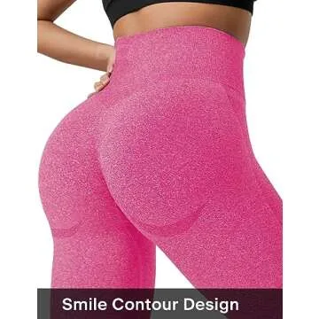QOQ High Waist Seamless Leggings for Ultimate Comfort