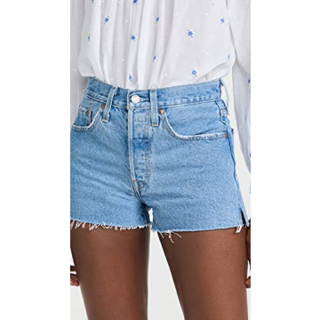 Levi's Women's 501 Original Denim Shorts in Ojai Light Stone