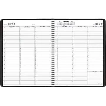 AT-A-GLANCE 2023-2024 Academic Appointment Book Planner, Weekly (Jul 2023-Aug 2024), Quarter-Hourly,...