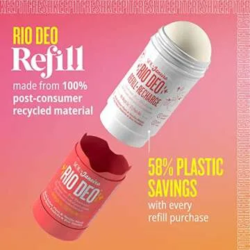 Eco-Friendly Sol de Janeiro Deodorant Refill Cartridge