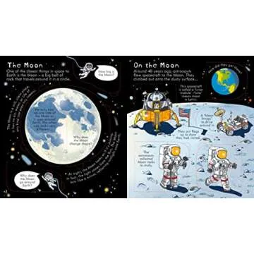 Interactive Space Book for Curious Kids - Look Inside