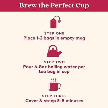 Organic India Tulsi Cinnamon Rose Herbal Tea - Holy Basil, Stress Relieving & Mystical, Immune Support, USDA Certified Organic, Supports Sugar Metabolism, Caffeine-Free - 18 Infusion Bags, 6 Pack