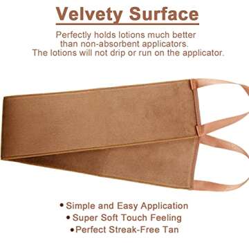 GAIYAN Self Tanning Mitt Applicator Kit for Easy Tanning