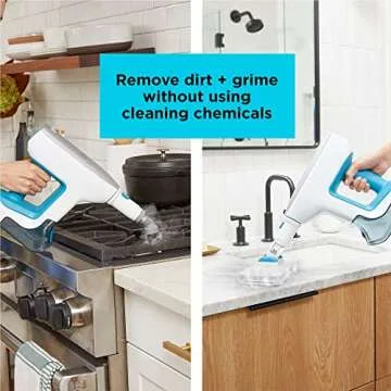 BLACK+DECKER Steamer, 7 Attachments for Multipurpose Cleaning, Includes Storage Wall Mount (BHSM15FX10)