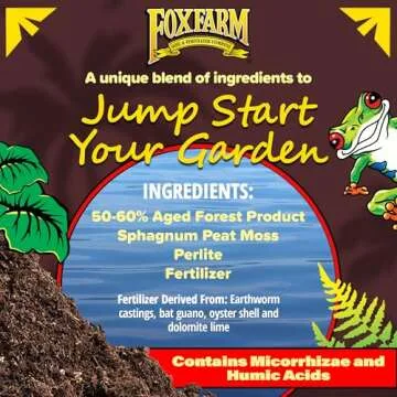 FoxFarm Happy Frog Potting Soil - Optimal Growth for Plants