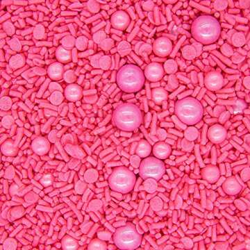 Sweets & Treats Sprinkles for Cake Decorating, Baking, and Toppings | Pink Princess