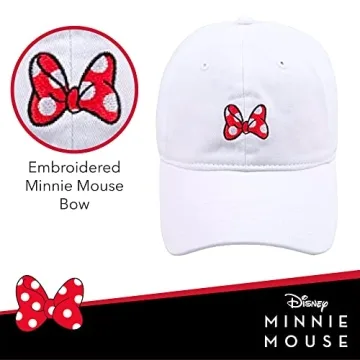 Disney Minnie Mouse Adjustable Cotton Cap for All Ages