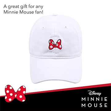 Disney Minnie Mouse Adjustable Cotton Cap for All Ages