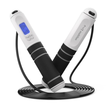 Jump Rope, multifun Speed Skipping Rope with Calorie Counter, Adjustable Digital Counting Jump Rope ...