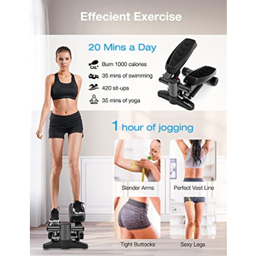 DACHUANG Mini Exercise Stepper for Home Office Fitness