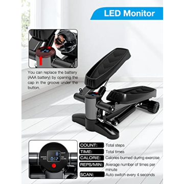 DACHUANG Mini Exercise Stepper for Home Office Fitness