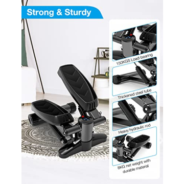 DACHUANG Mini Exercise Stepper for Home Office Fitness