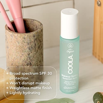 COOLA Organic Makeup Setting Spray SPF 30 - Hydrating Protection