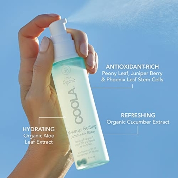 COOLA Organic Makeup Setting Spray SPF 30 - Hydrating Protection