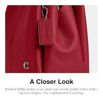 COACH Lana Shoulder Bag 23, LH/Ruby