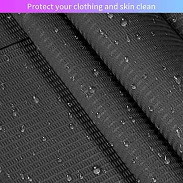 Annhua Black Dental Bibs Waterproof for Clinics and Salons