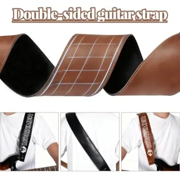 Custom Leather Guitar Strap - Personalized for Guitarists, Perfect Gifts!