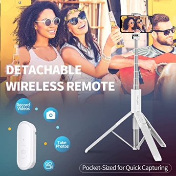 Sensyne 60" Phone Tripod - All in One Selfie Stick