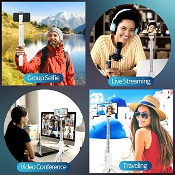 Sensyne 60" Phone Tripod - All in One Selfie Stick