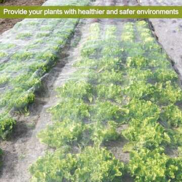 2 Pack 10ft x 6.5ft Garden Netting for Plant Protection Against Pests