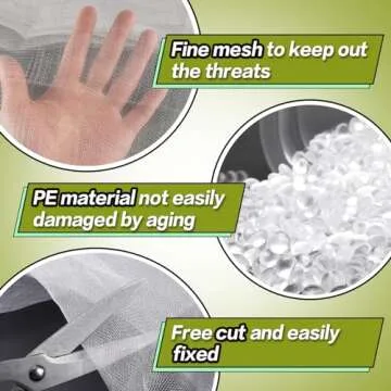 10x6.5ft Garden Netting for Plant Protection