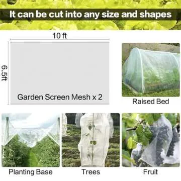 10x6.5ft Garden Netting for Plant Protection