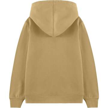 Kids Soft Brushed Fleece Zip-Up Hoodie 4-12