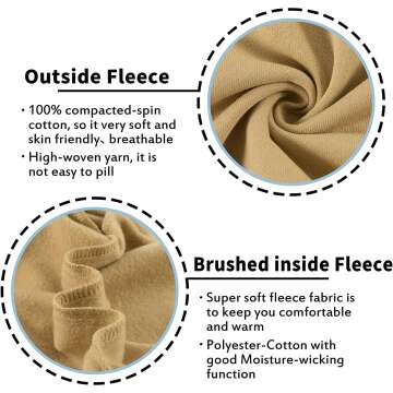 Kids Soft Brushed Fleece Zip-Up Hoodie 4-12