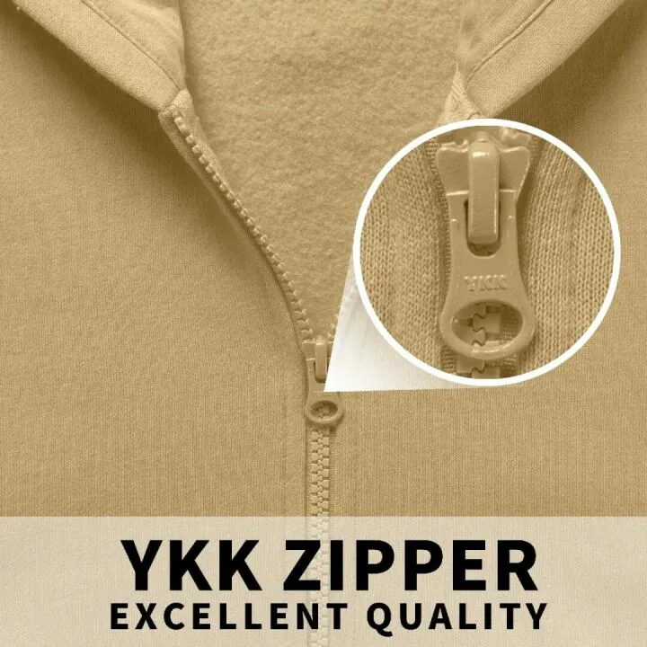 Kids Soft Brushed Fleece Zip-Up Hoodie 4-12