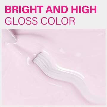 AILLSA Gel Nail Polish Lolita Pink Gel Polish Baby Pink Spring Gel Polish Natural Nude Color Pastel ...