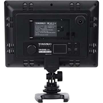 YONGNUO YN300 Air On Camera Led Video Light with 2500mAh Ulanzi NP-F550 Battery and Charger