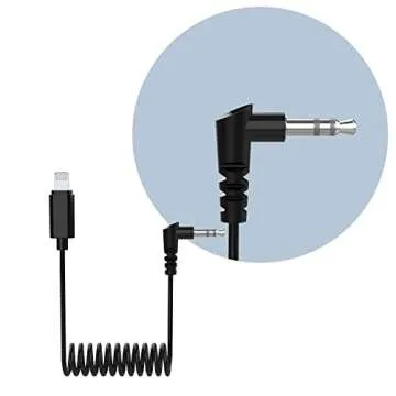 Hollyland Lark M1(1TX+1RX, No Charging Case) Wireless Lavalier Microphone Lapel Mic Bundle with MFi Certified Lightning to 3.5mm Adapter