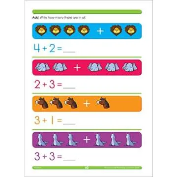 School Zone - Kindergarten Scholar Workbook - 64 Pages, Ages 5 to 6, Alphabet, Phonics, Shapes, Patterns, Counting, Addition & Subtraction, and More