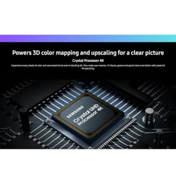 Samsung 55" 4K Smart TV with HDR10+ and Wall Mount