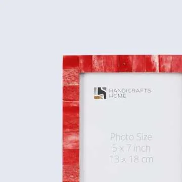 Handicrafts Home 5x7 Picture Frames Pack of 2 – Classic Collection Handcrafted Photo Frames, Perfect for Wall & Tabletop Display, Ideal Home Decor Gift