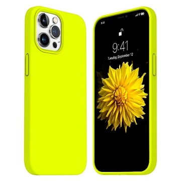 JELE Shockproof Designed for iPhone 13 Pro Max Case, Liquid Silicone Phone Case with [Soft Anti-Scra...