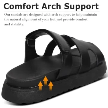 CEAUZY Womens Platform Sandals for Stylish Comfort