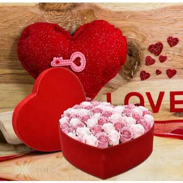 Gift Boutique - Valentine's Day Heart Shaped Gift Boxes 3 Pack Red Velvet Valentine Hearts Treat Box with Lids Valentines Nesting Cardboard Cookie Box for Giving Decorative Gift, Wrapping & Packaging