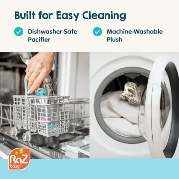 RaZbaby JollyPop Pacifier Holder | Soft & Versatile