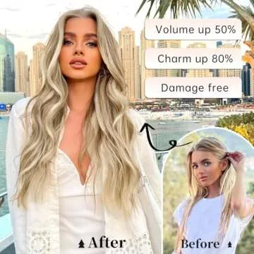 KooKaStyle 20 Inch Invisible Wire Hair Extensions